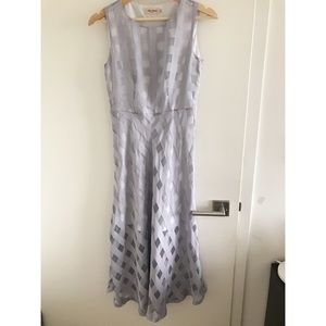 UK Maxi partial See-through dress